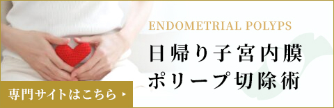 日帰り子宮内膜ポリープ切除術